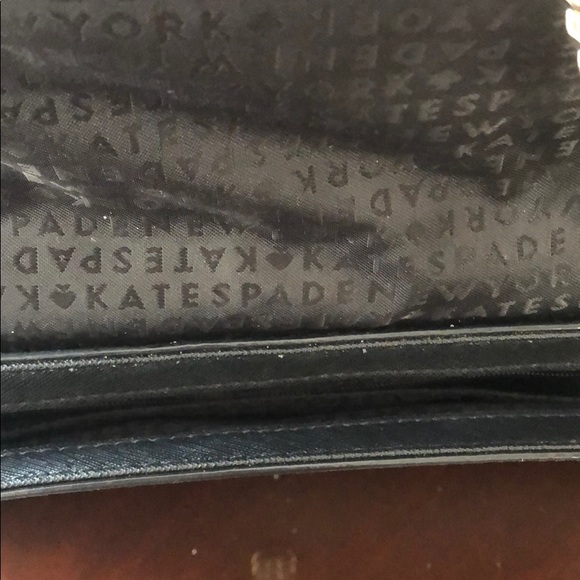Barely used KATE SPADE BLACK SHOULDER BAG - Picture 4 of 6